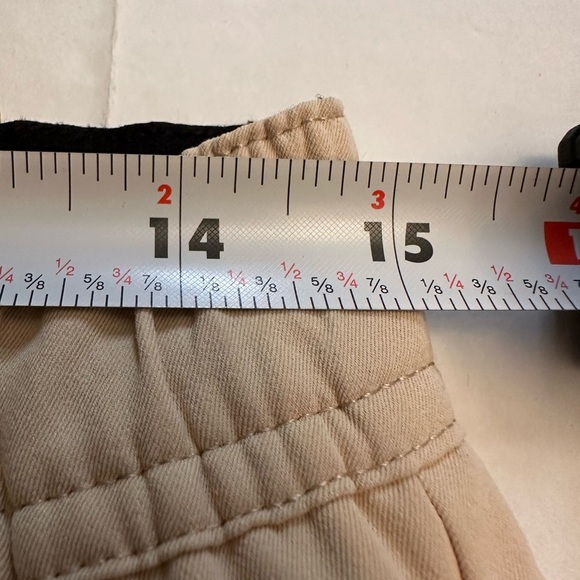 NWT Wowie Men’s Pants Medium Beige Cream Sapien Chino Stretch Drawstring Pull On - Picture 10 of 11